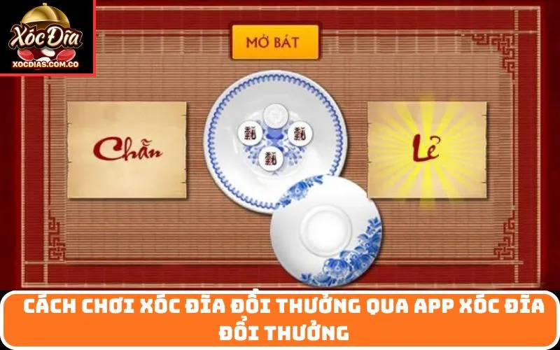 Cách chơi xóc đĩa đổi thưởng qua App Xóc Đĩa Đổi Thưởng