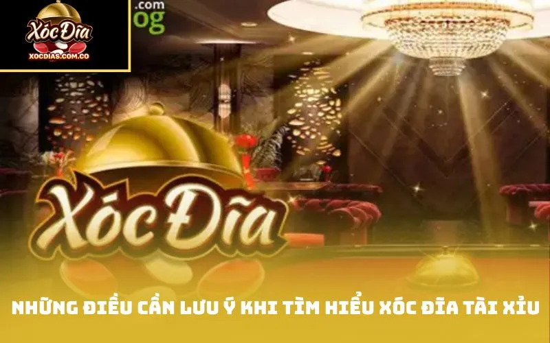 Những điều cần lưu ý khi tìm hiểu xóc đĩa tài xỉu